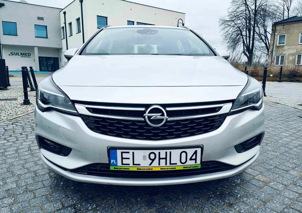 Opel Astra cena 49900 przebieg: 80000, rok produkcji 2019 z Łódź małe 46